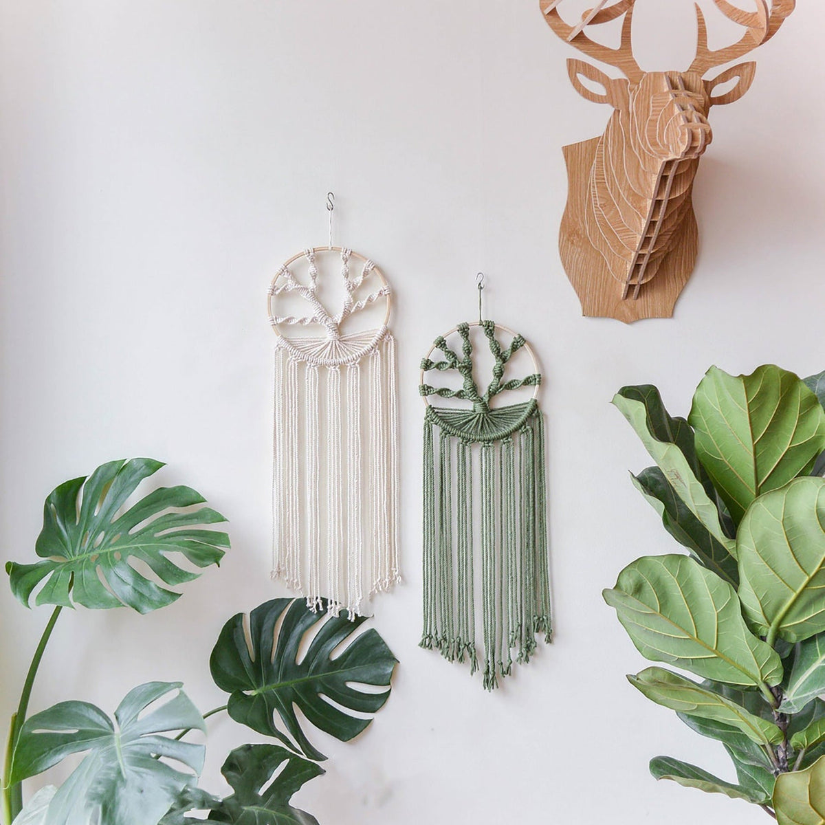Artistic Macrame Tree Wall Hanging | High & Bury