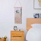 Artistic Macrame Wall Decor with Beautiful Fringe Decoration | High & Bury