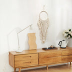 Artistic Macrame Wall Hanging Beige | High & Bury