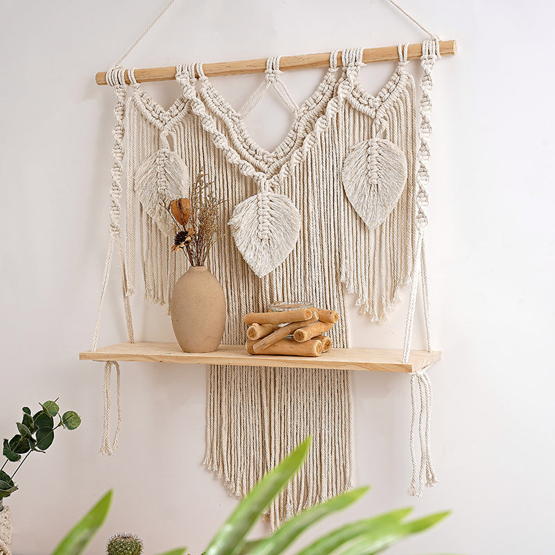 Artistic Macrame Wall Hanging Shelf | High & Bury