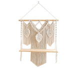 Artistic Macrame Wall Hanging Shelf | High & Bury