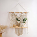 Artistic Macrame Wall Hanging Shelf | High & Bury