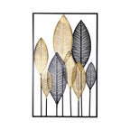 Artistic Metal Leaf Wall Sculpture | High & Bury