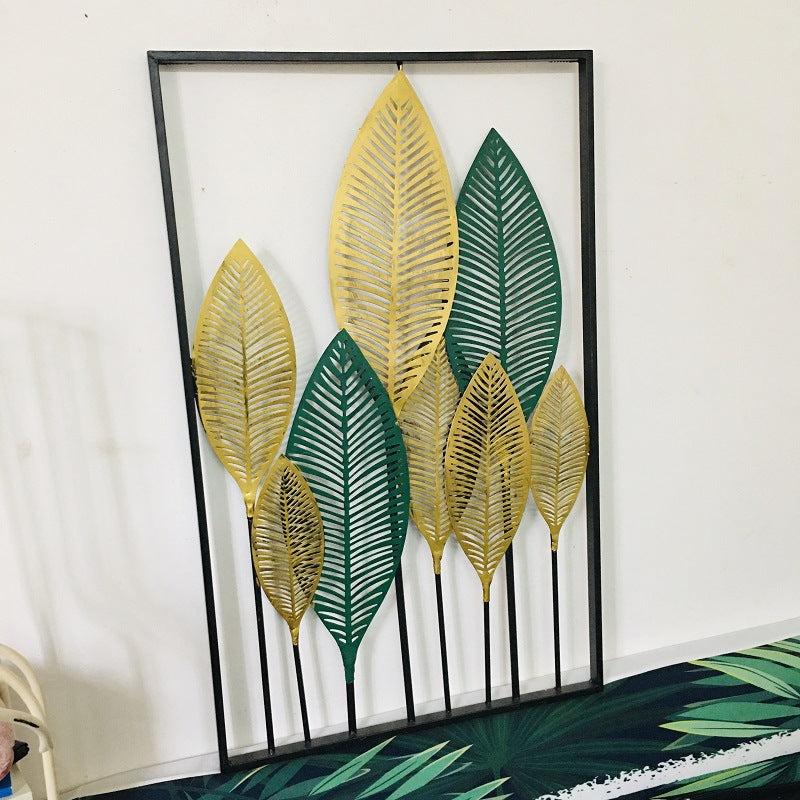 Artistic Metal Leaf Wall Sculpture | High & Bury