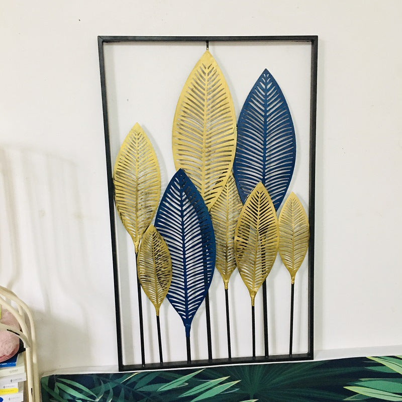 Artistic Metal Leaf Wall Sculpture | High & Bury