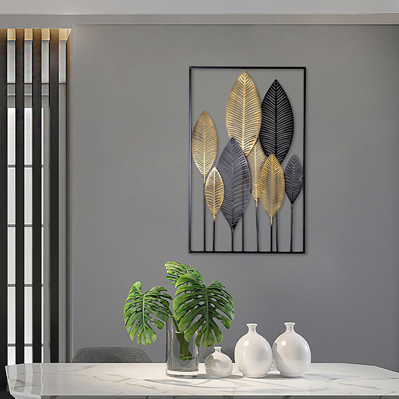 Artistic Metal Leaf Wall Sculpture | High & Bury