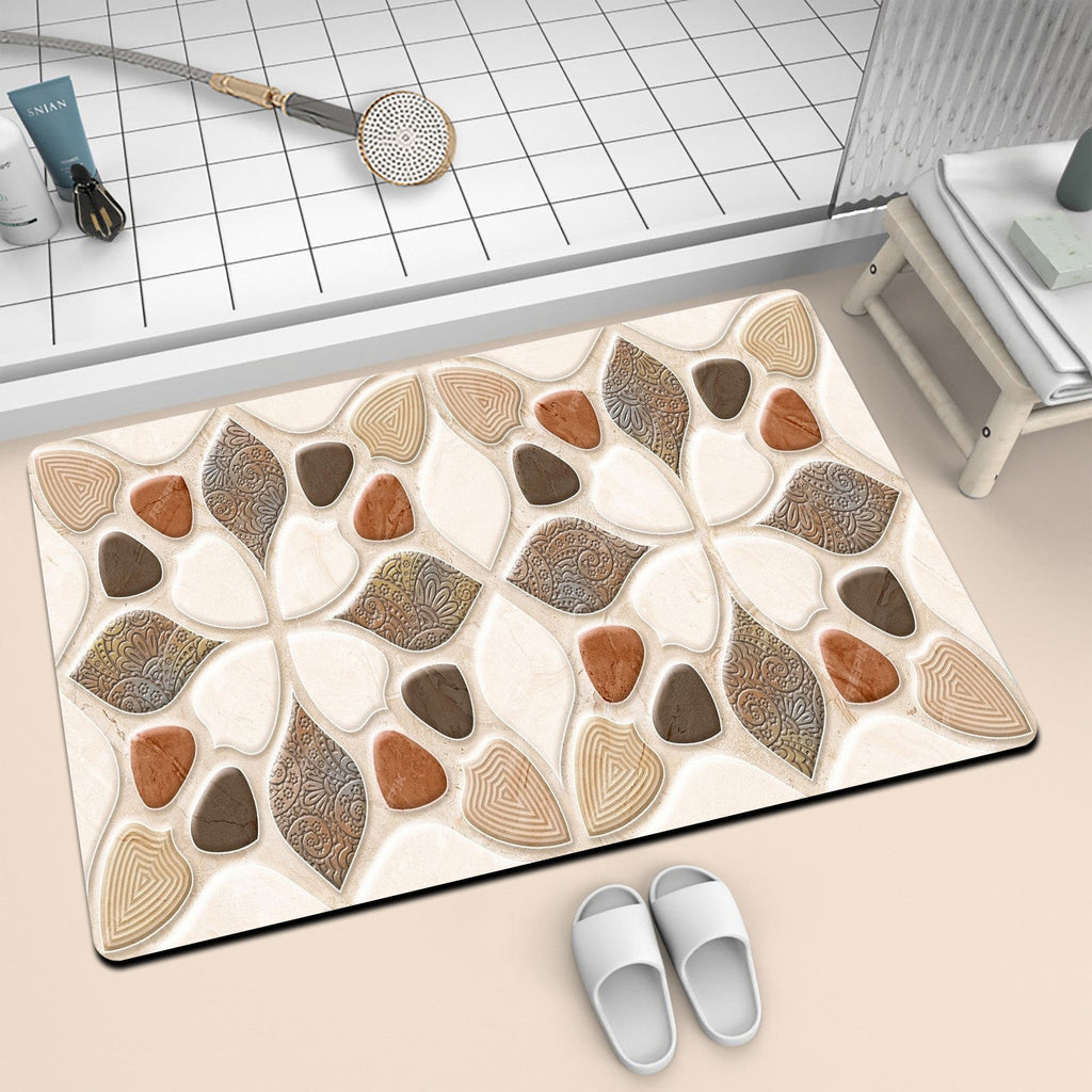 Artistic Mosaic Bath Mat | High & Bury