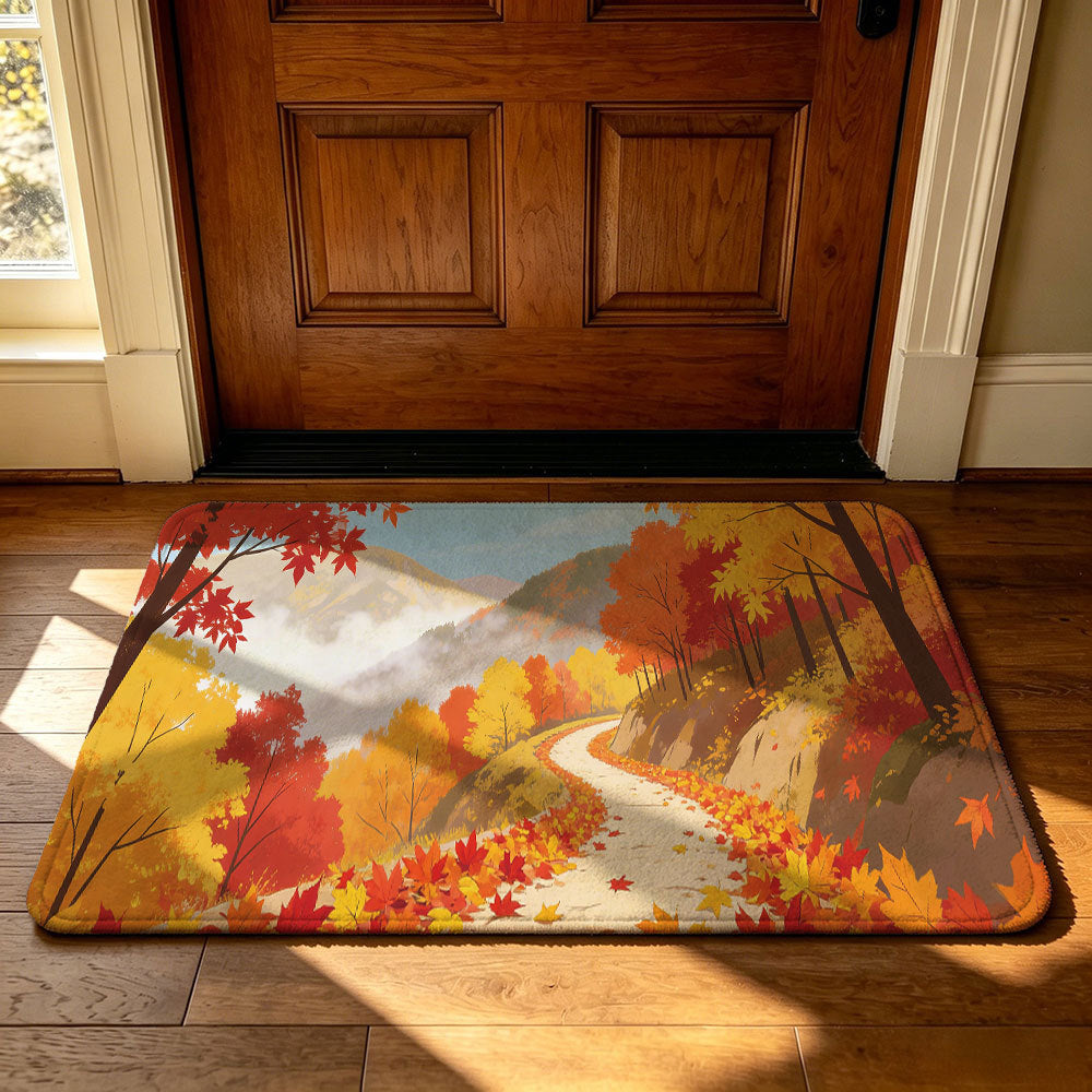 Artistic Outdoor-Themed Welcome Mat | High & Bury