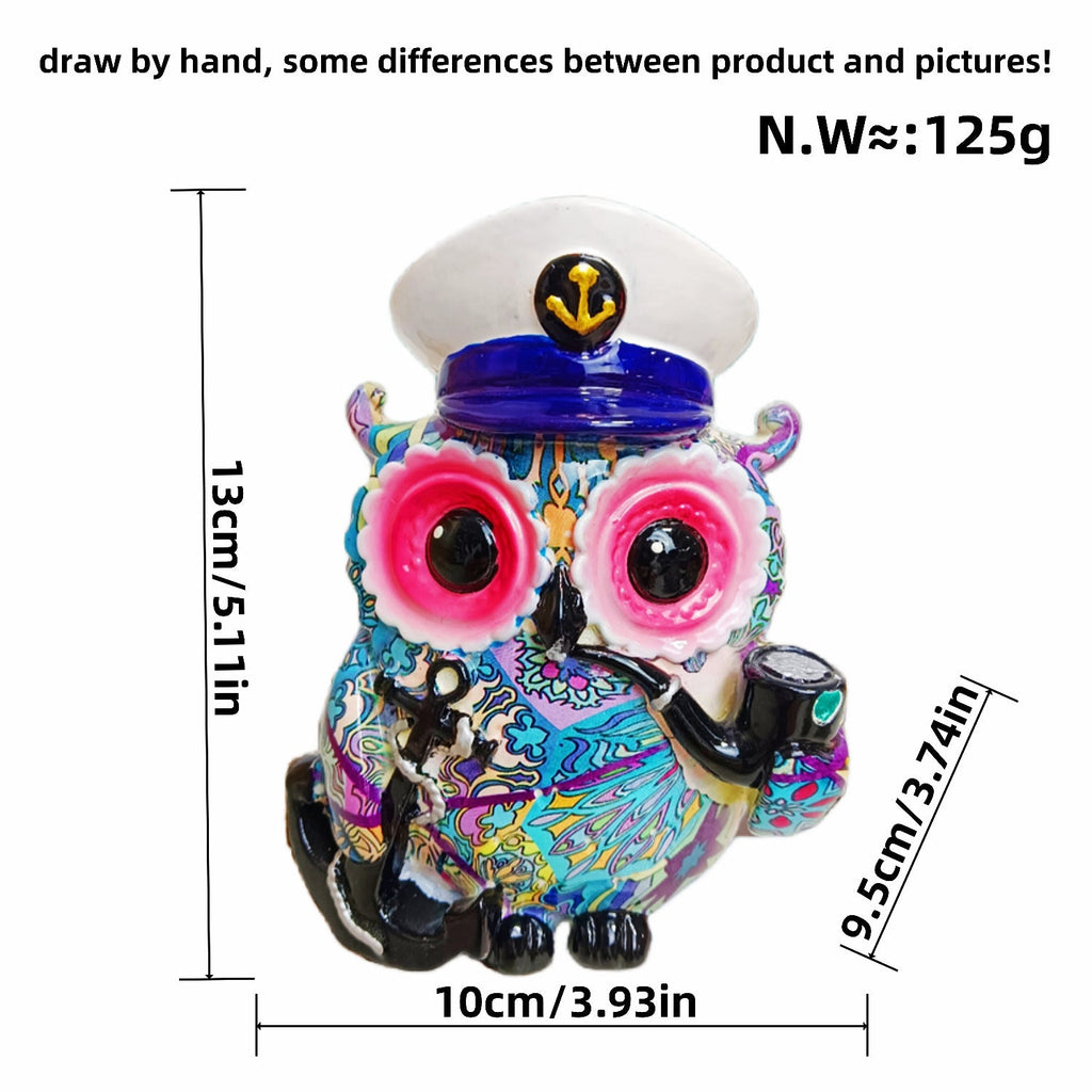 Artistic Owl Figure in Maritime Design | High & Bury