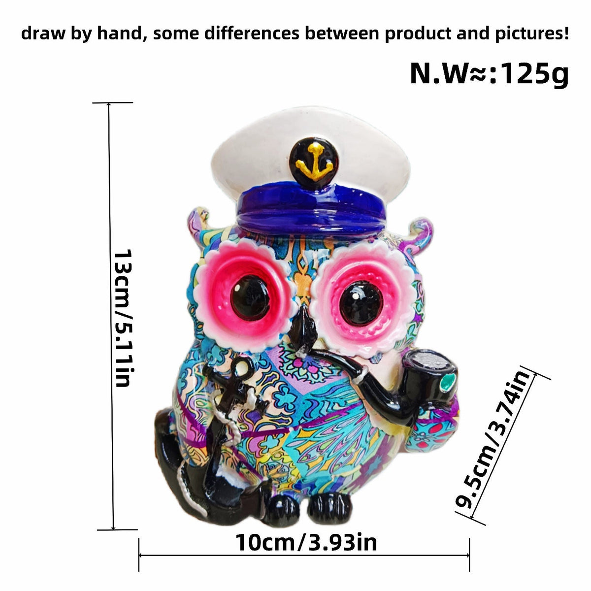 Artistic Owl Figure in Maritime Design | High & Bury