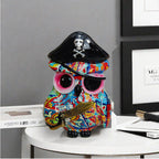 Artistic Owl Figure in Maritime Design | High & Bury