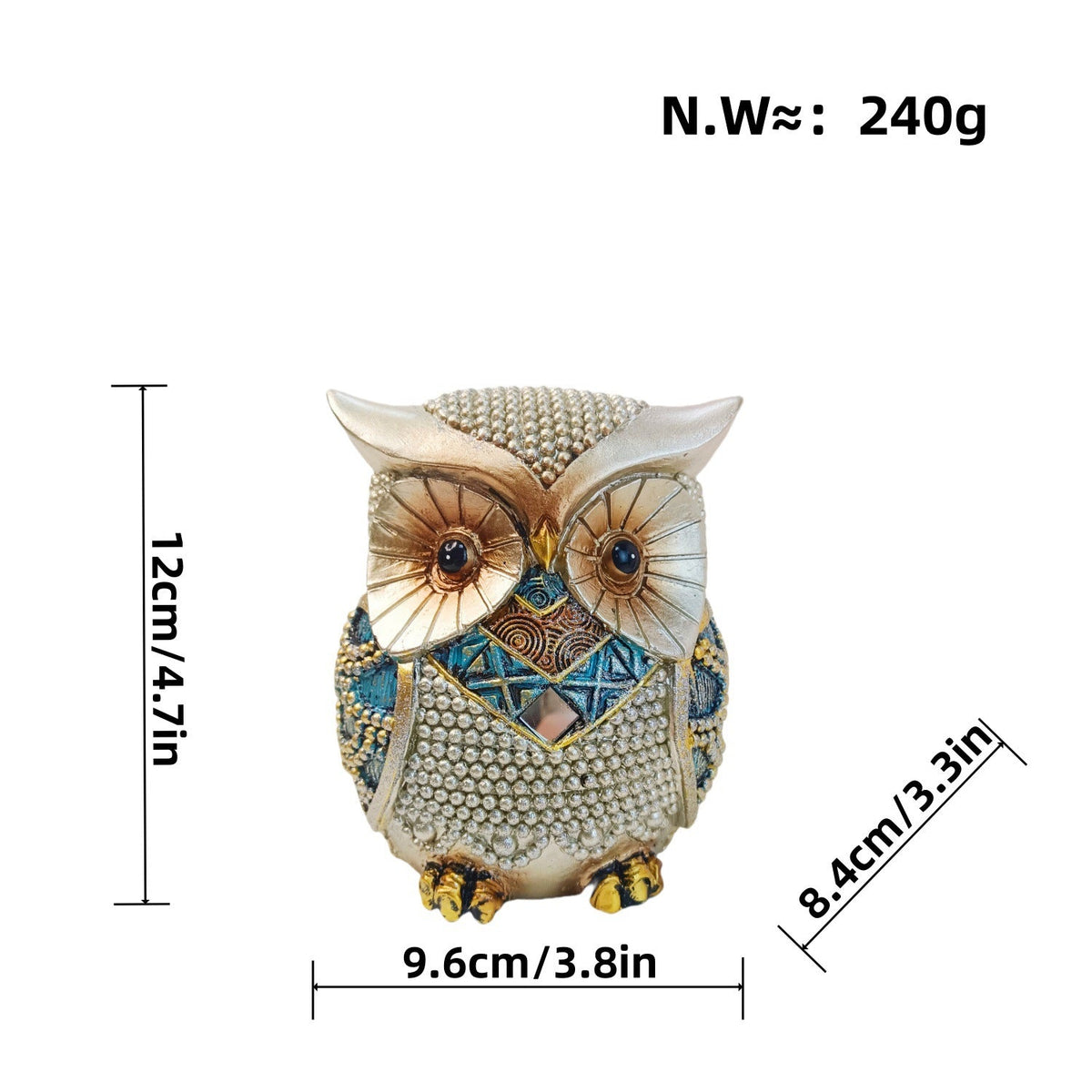 Artistic Owl Figure in Maritime Design | High & Bury