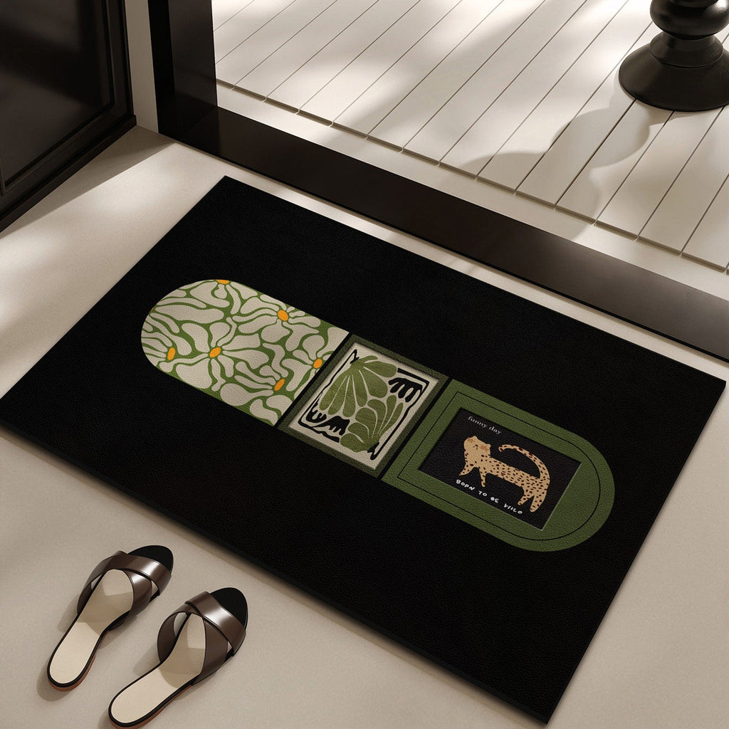 Artistic Patterned Decorative Area Rug | High & Bury