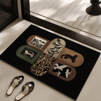 Artistic Patterned Decorative Area Rug | High & Bury