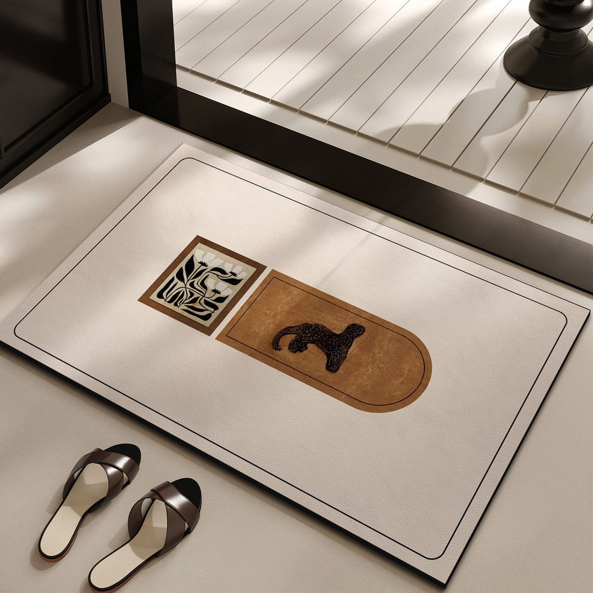Artistic Patterned Decorative Area Rug | High & Bury