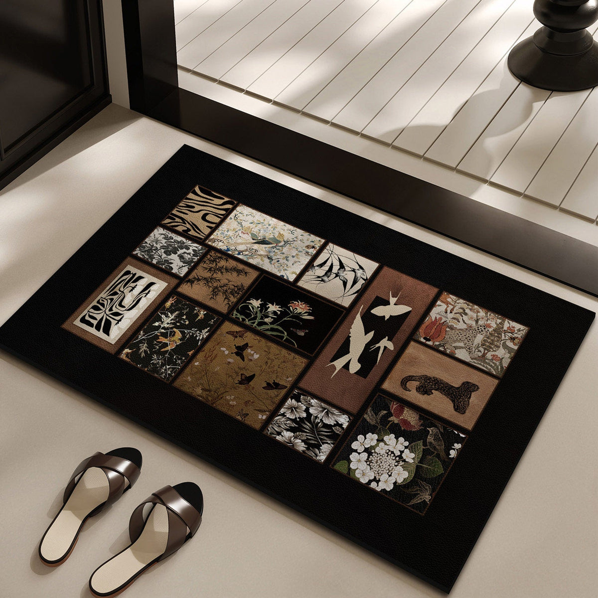 Artistic Patterned Decorative Area Rug | High & Bury