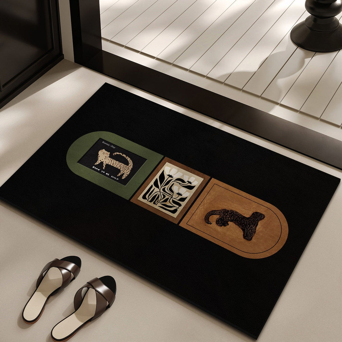 Artistic Patterned Decorative Area Rug | High & Bury