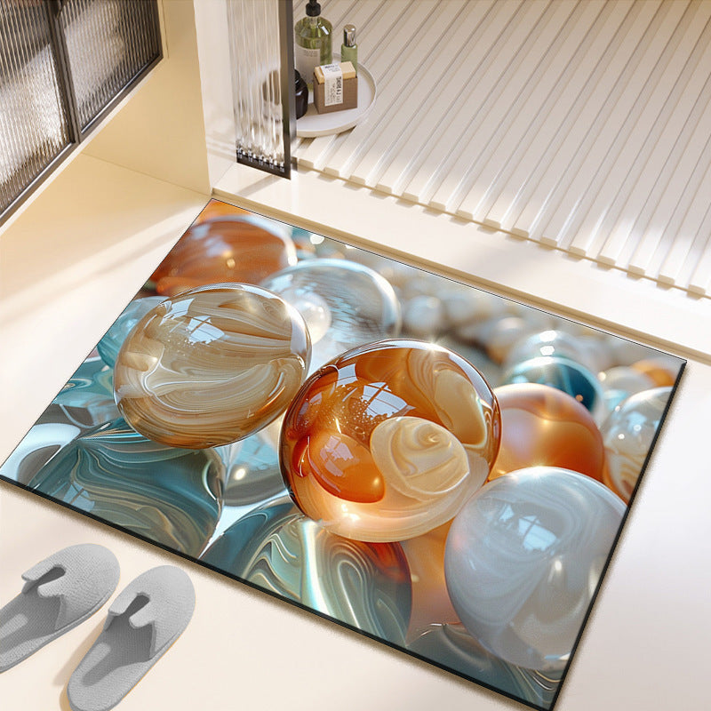 Artistic Photo-Printed Bath Mat | High & Bury