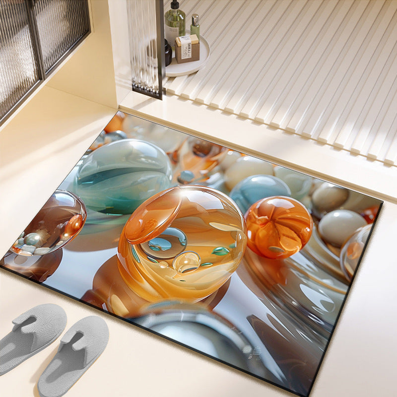 Artistic Photo-Printed Bath Mat | High & Bury