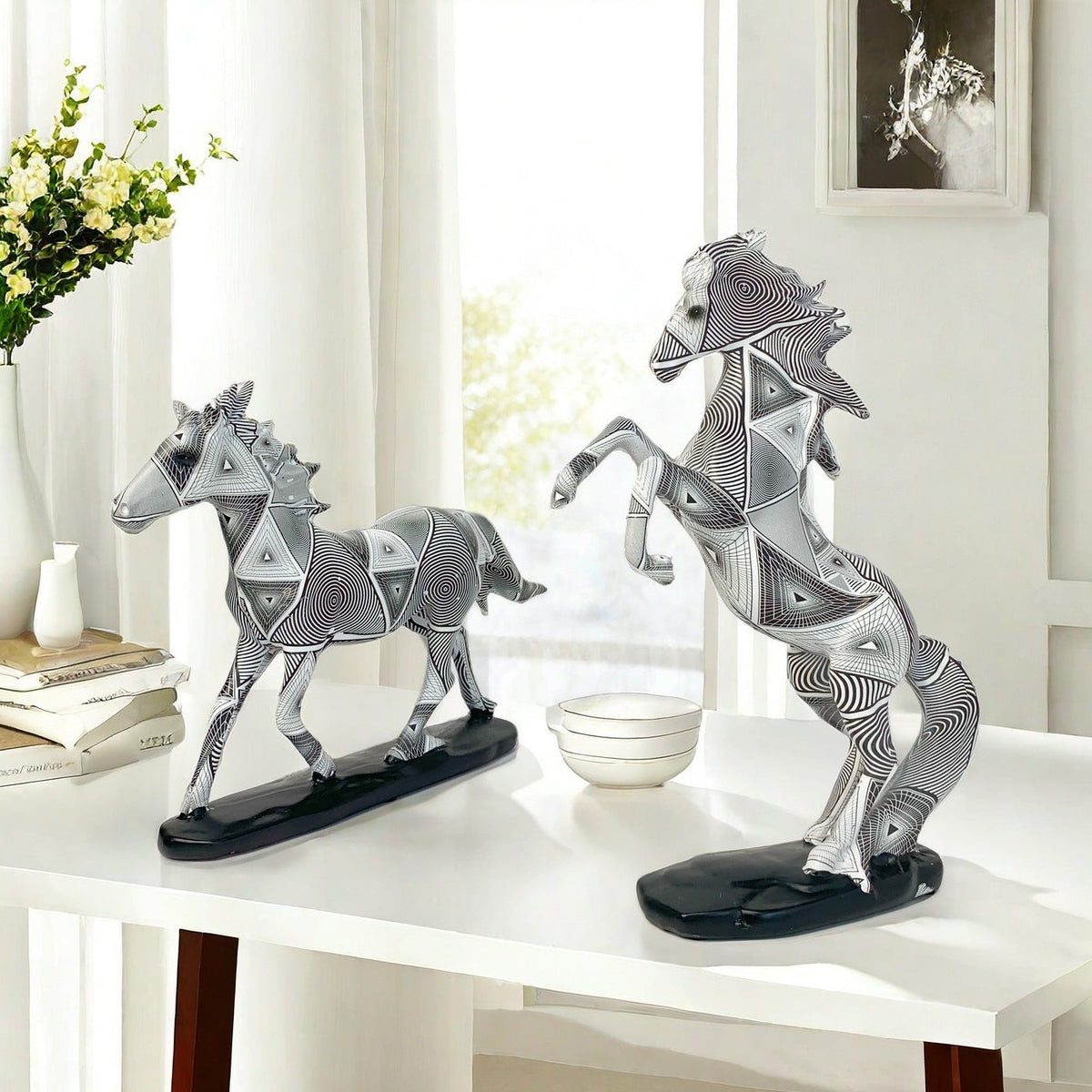 Artistic Running Horse Sculpture | High & Bury