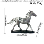 Artistic Running Horse Sculpture | High & Bury