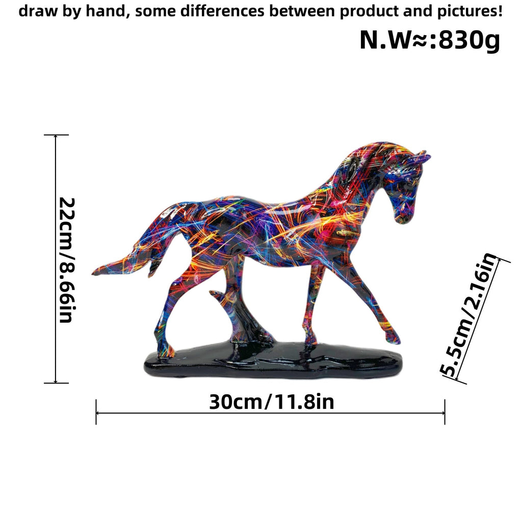 Artistic Running Horse Sculpture | High & Bury