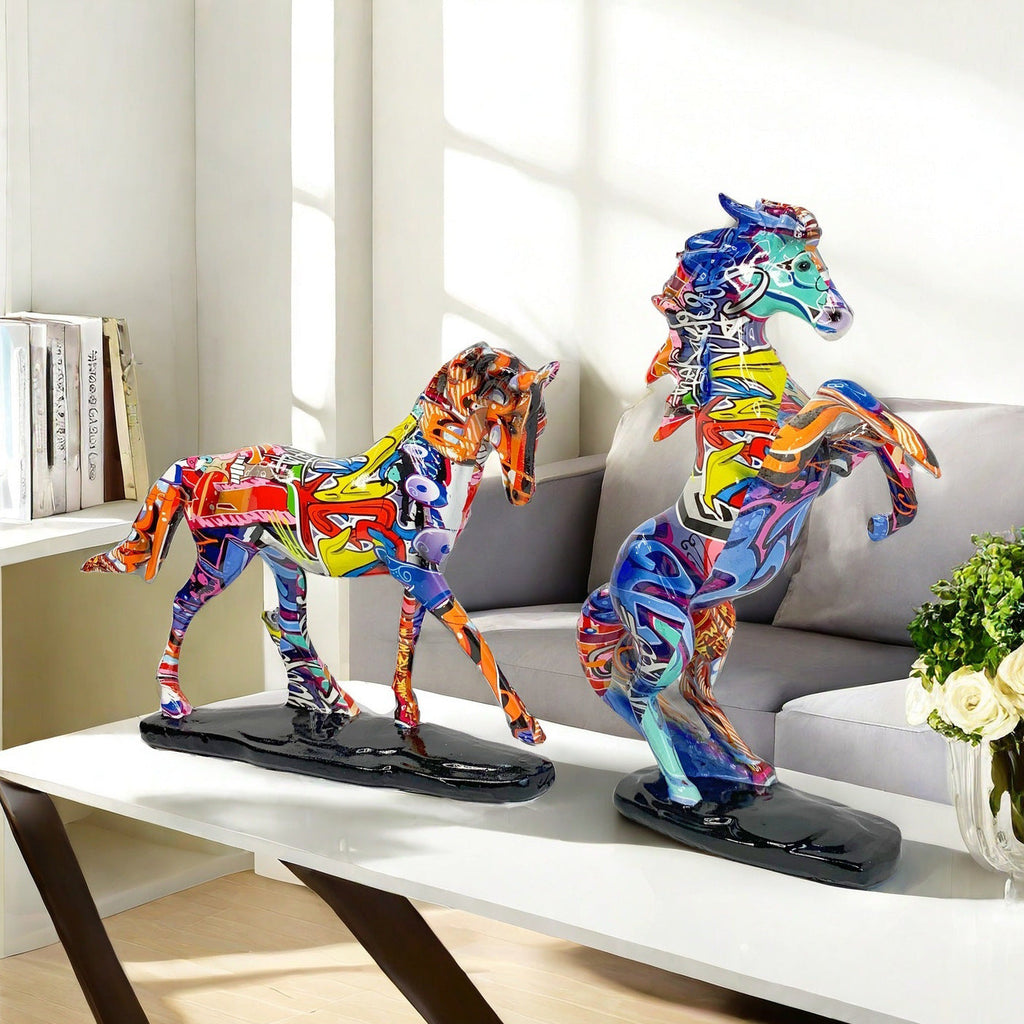Artistic Running Horse Sculpture | High & Bury