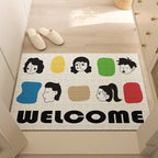 Artistic Welcome Floor Mat | High & Bury