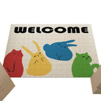 Artistic Welcome Floor Mat | High & Bury