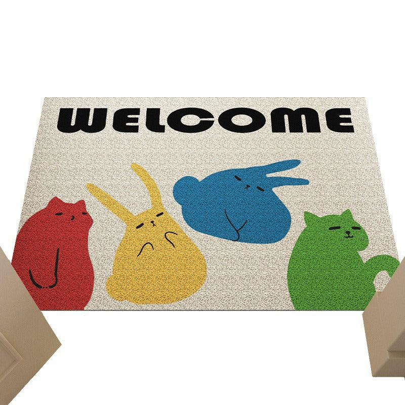 Artistic Welcome Floor Mat | High & Bury