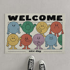 Artistic Welcome Floor Mat | High & Bury