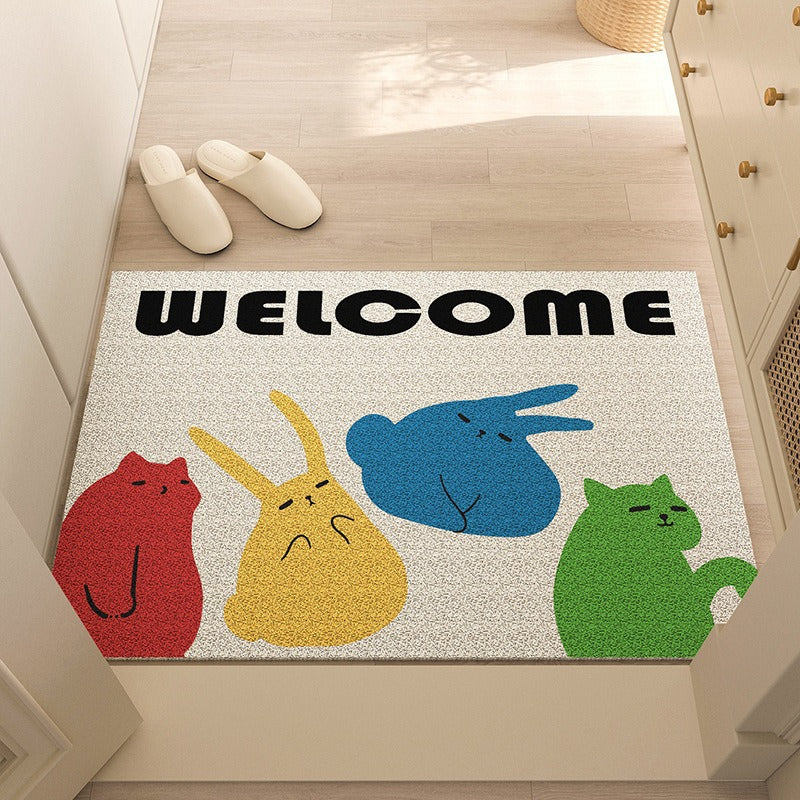 Artistic Welcome Floor Mat | High & Bury