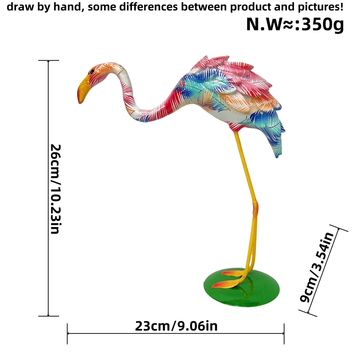 Artistically Designed Flamingo Sculpture | High & Bury
