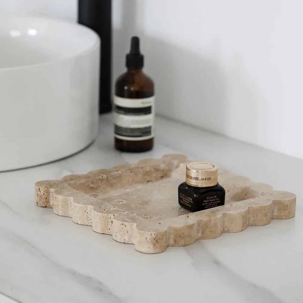 Asharno Travertine Jewellery Tray