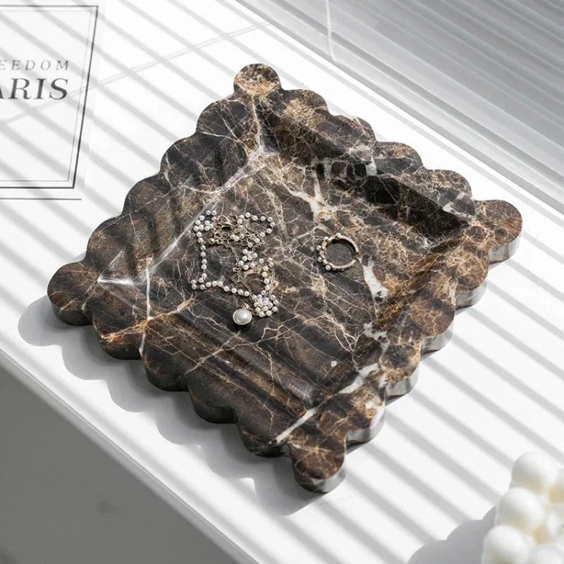 Asharno Travertine Jewellery Tray