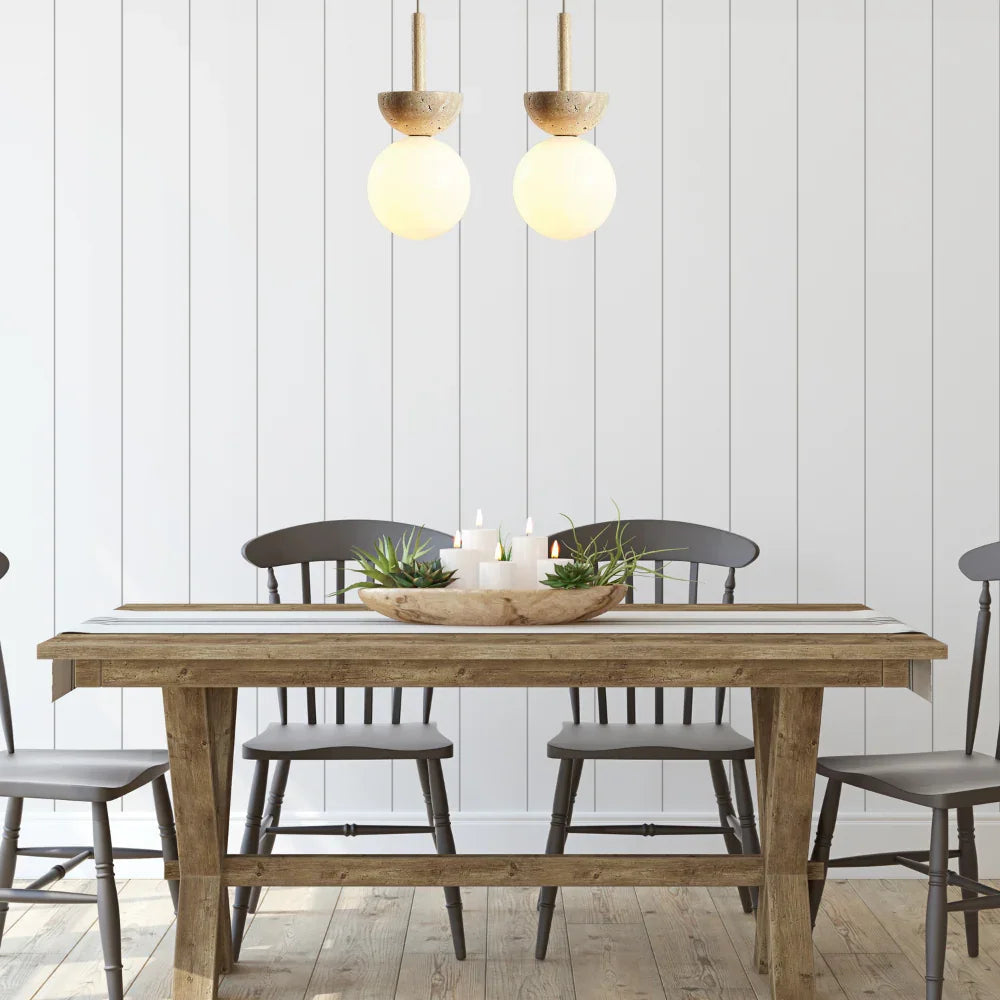 Ashmona Travertine Pendant Lamp