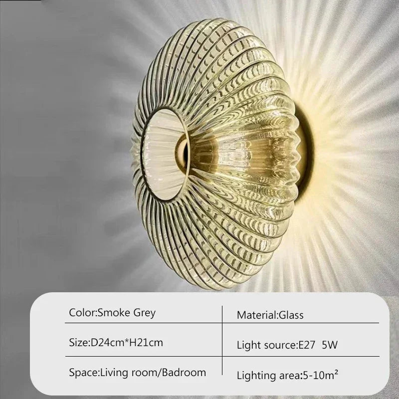 Ashstarno Wall Lamp - Glass