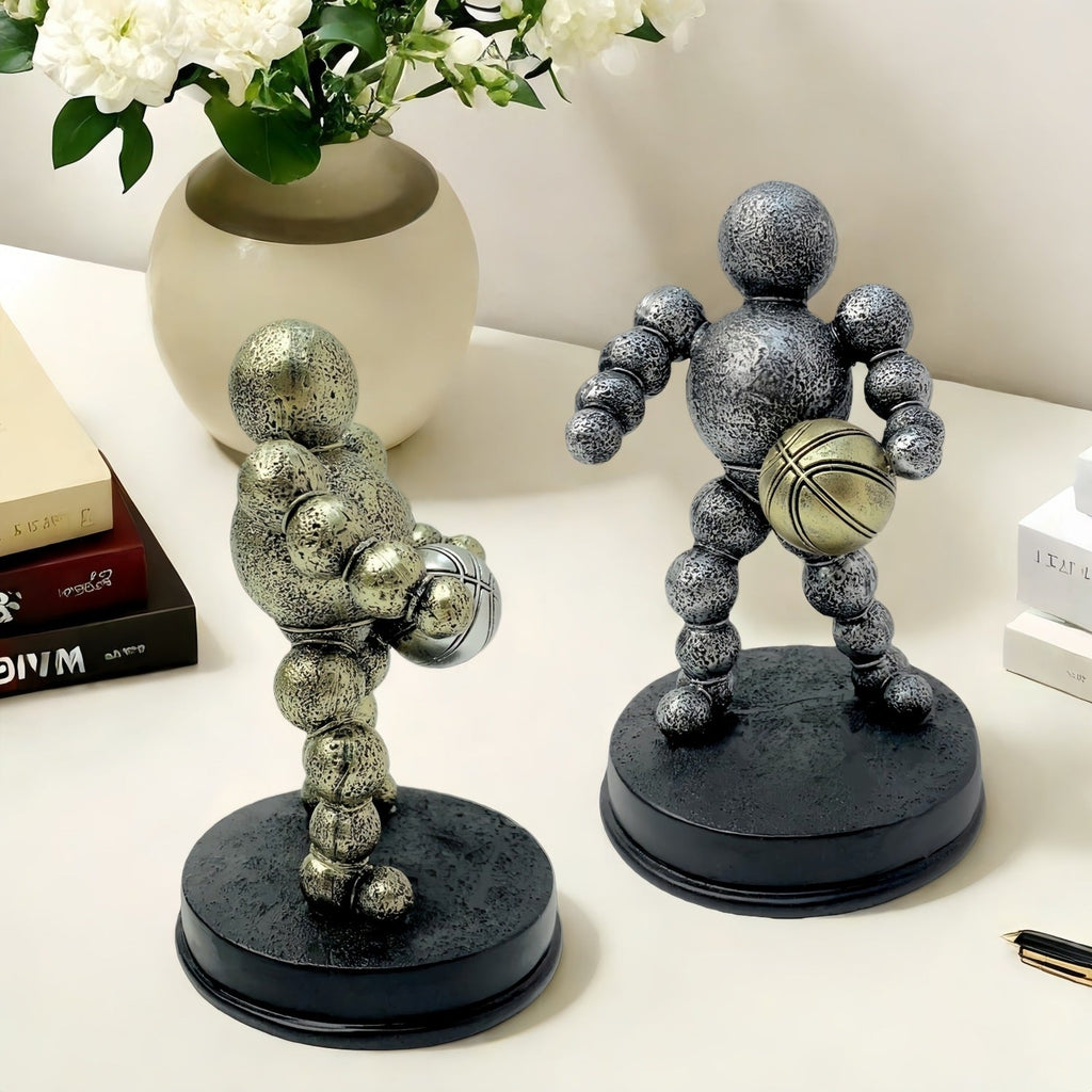 Athletic Figure Silver Bronze | High & Bury