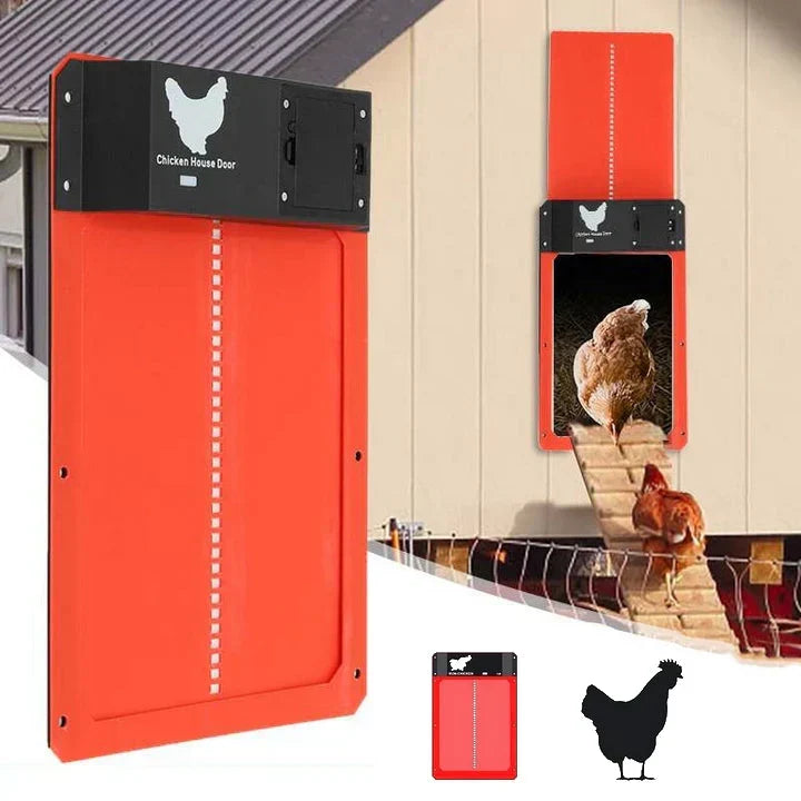 Automatic Chicken Coop Door with Light Sensor, 35 x 24 x 3.7 cm, view 4