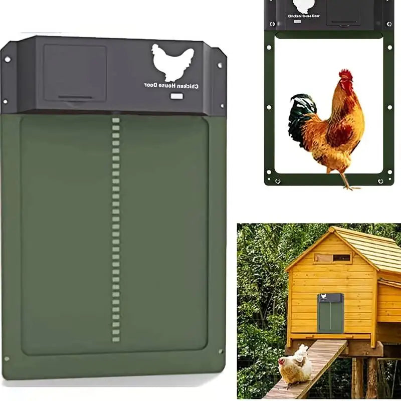 Automatic Chicken Coop Door with Light Sensor, 35 x 24 x 3.7 cm, view 5