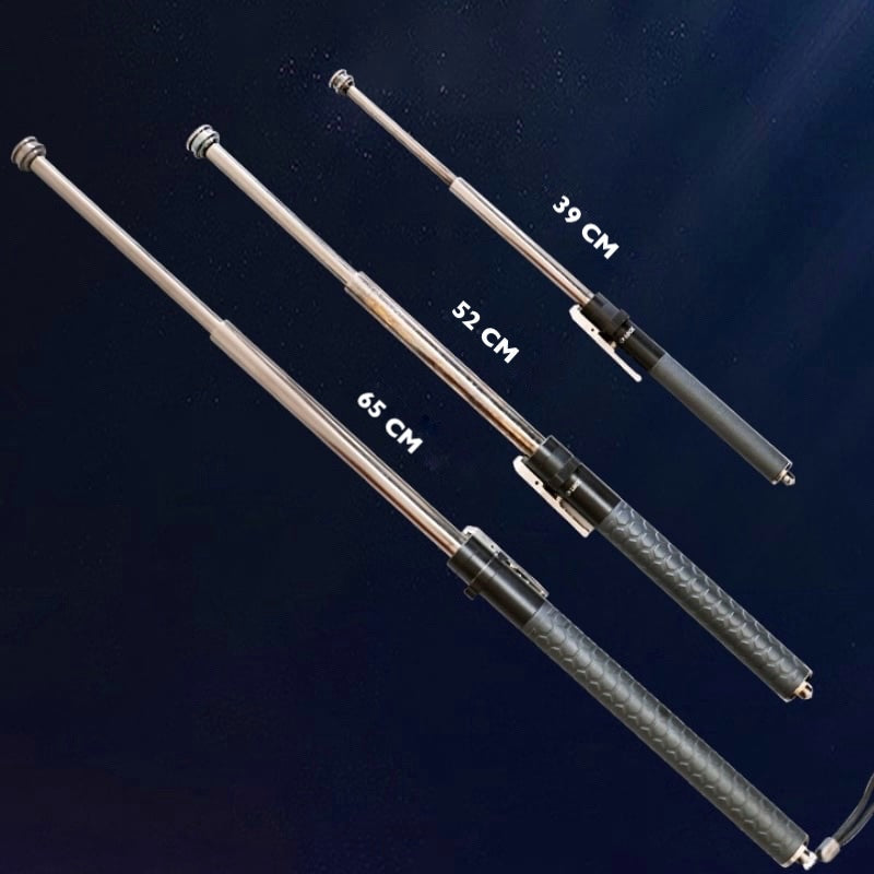 Automatic Hiking Walking Stick with LED Light, Alloy Steel, view 4