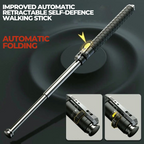 Automatic Hiking Walking Stick with LED Light, Alloy Steel, view 5