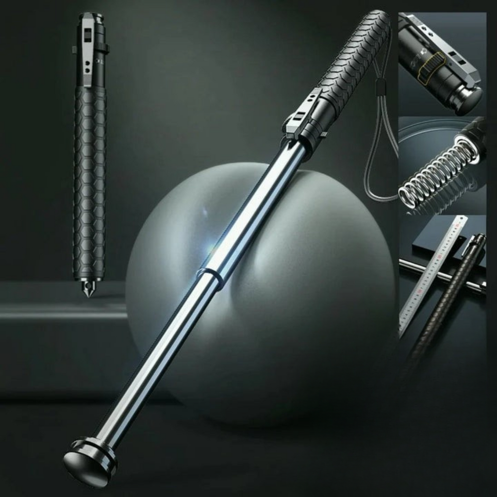 Automatic Hiking Walking Stick with LED Light, Alloy Steel, view 9