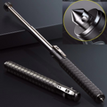 Automatically Extendable Steel Baton with Button and Safety Lock