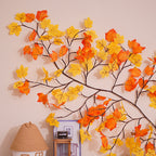 Autumn Decorative LED Maple Leaf Wall Garland | High & Bury