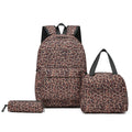 Backpack Set with Cooler Bag and Pencil Case, Leopard Print, view 18