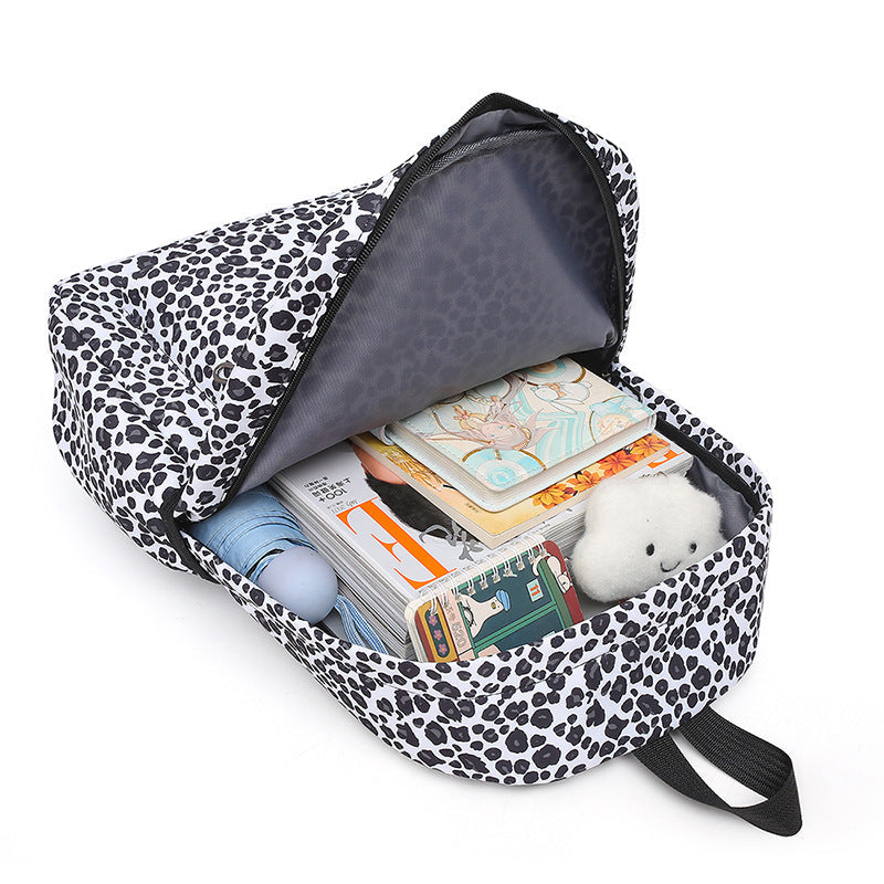 Backpack Set with Cooler Bag and Pencil Case, Leopard Print, view 5
