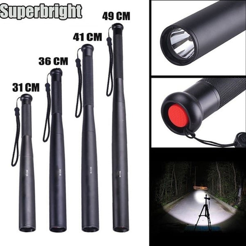 Baseball Bat-Shaped LED Torch, Aluminium Alloy, 3 Modes, 31/36/41/49 cm, view 12
