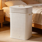 Basket for Stylish Storage Molded Plastic Handwoven | High & Bury