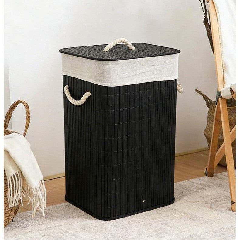 Basket for Stylish Storage Molded Plastic Handwoven | High & Bury